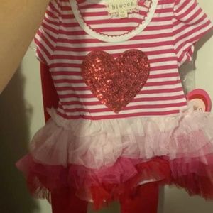 Valentine toddler outfit